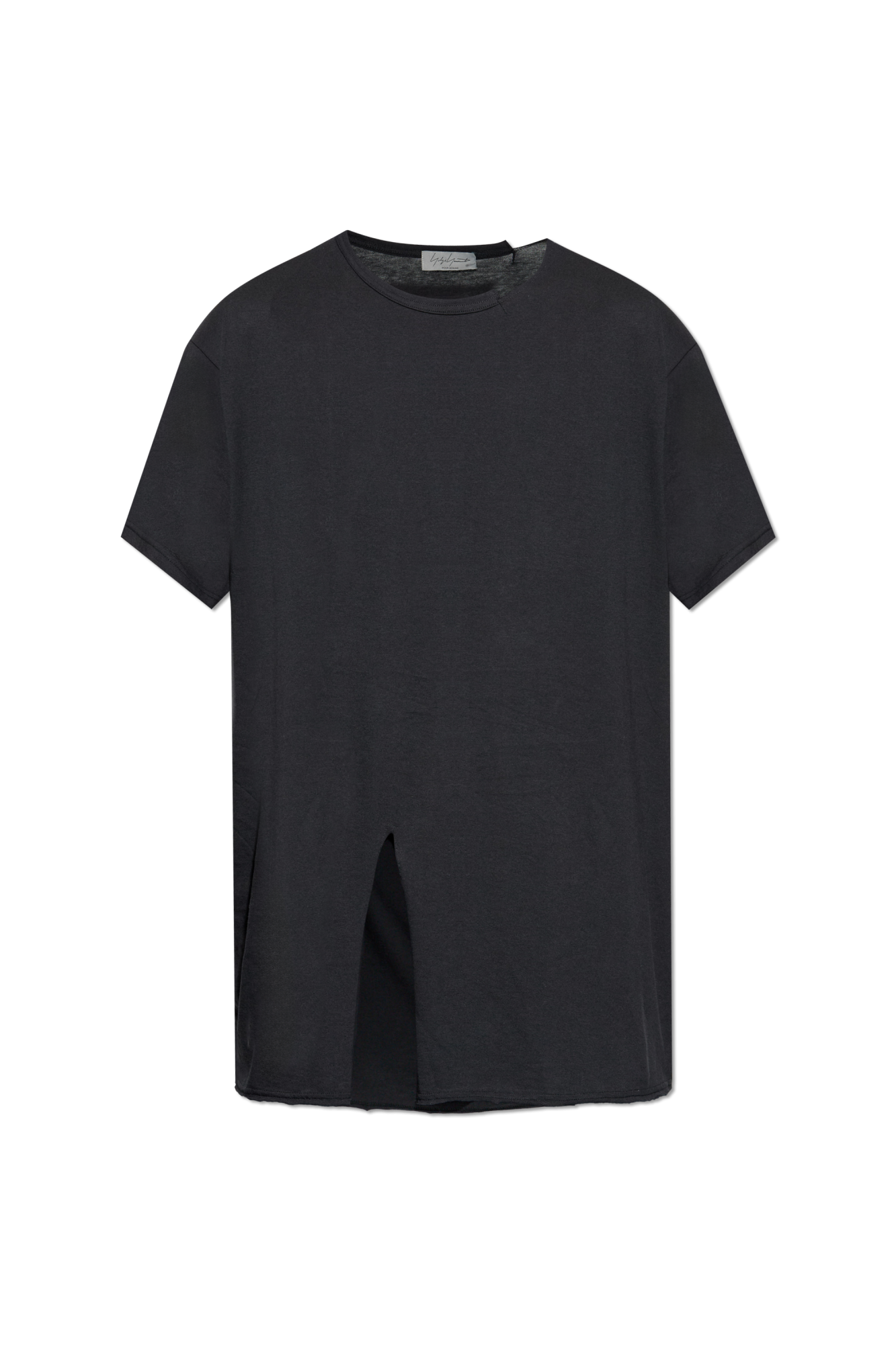 Tシャツ・カットソー Yohji Yamamoto SS24 Black cellulose shirt (HSB37216 1) Yohji Yamamoto Black Cellulose Shirt | italist